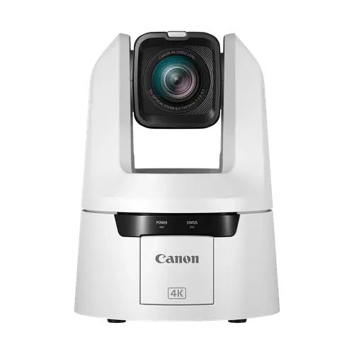Canon CR-N500 Professional 4K NDI PTZ Camera with 15x Zoom (Titanium White)